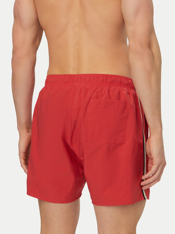 BOSS BOSS Pantaloni scurți pentru înot Iconic 50491594 Roșu închis Regular Fit