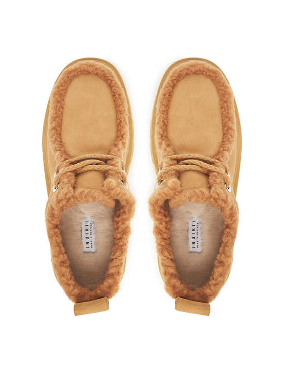 Inuikii Inuikii Halbschuhe Mocabee Curly 1015.003.0011 Braun