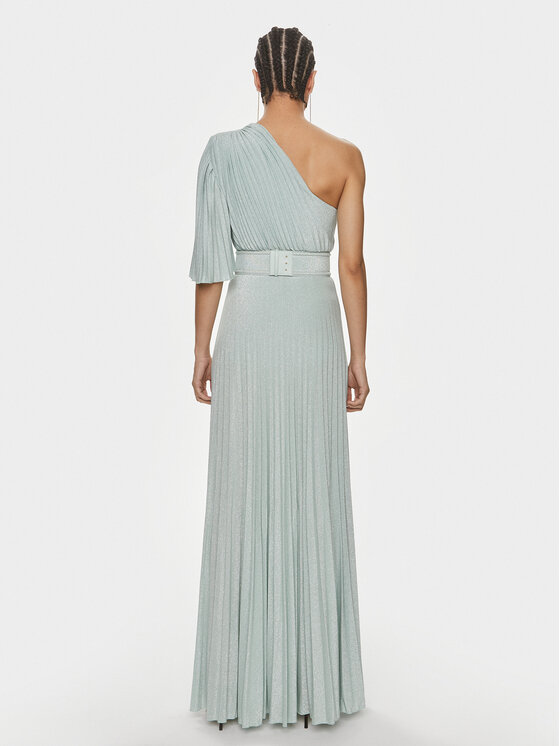 Elisabetta Franchi Elisabetta Franchi Večerní šaty AB-534-41E2-V680 Zelená Regular Fit