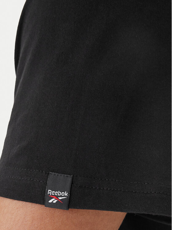 Reebok Reebok Marškinėliai Finn RK25570CCM Juoda Regular Fit