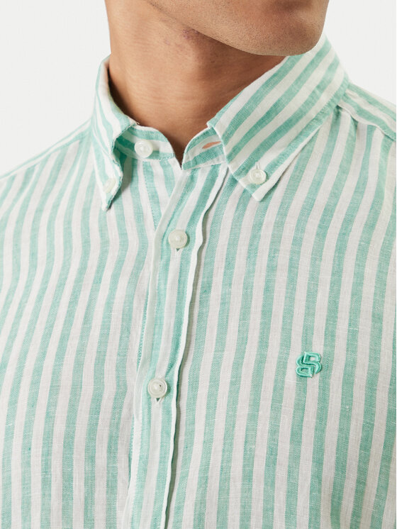 BOSS BOSS Krekls H-Liam 50560595 Zaļš Regular Fit