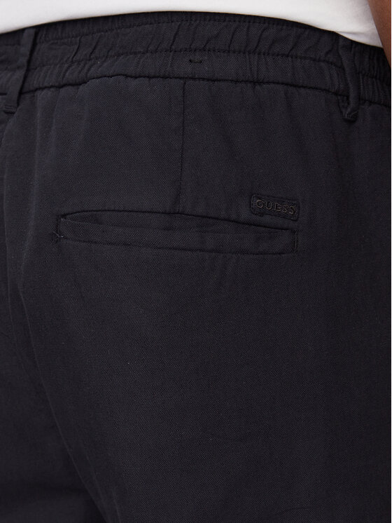 Guess Guess Chino-püksid Henry M4GB28 WFBXA Tumesinine Slim Fit