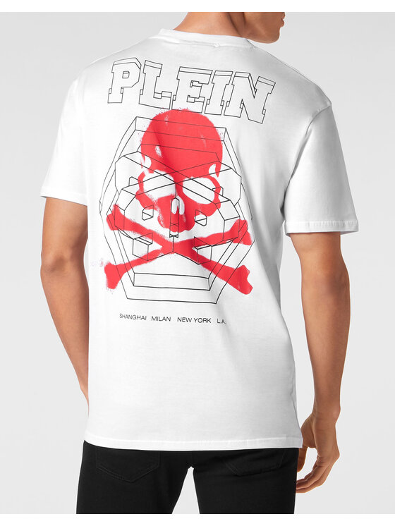 PHILIPP PLEIN PHILIPP PLEIN T-Shirt 15483 Biały Regular Fit