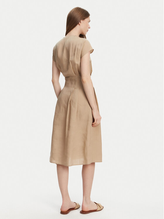 TWINSET TWINSET Letní šaty 251TT2072 Béžová Loose Fit