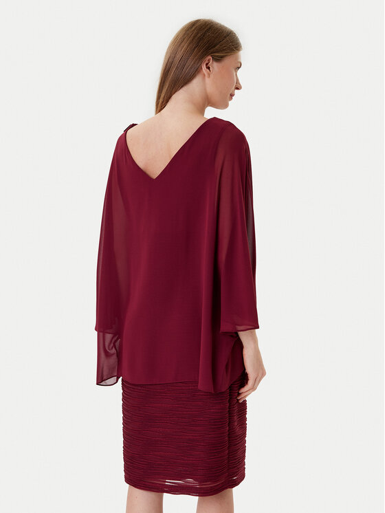 Joseph Ribkoff Joseph Ribkoff Rochie cocktail 251720F25 Vișiniu Regular Fit