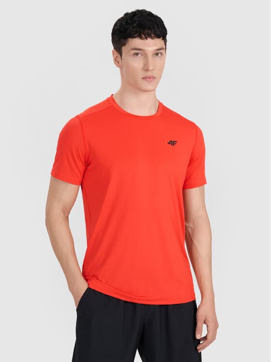 4F 4F Maglietta tecnica 4FWAW25TFTSM1521-62S Rosso Regular Fit