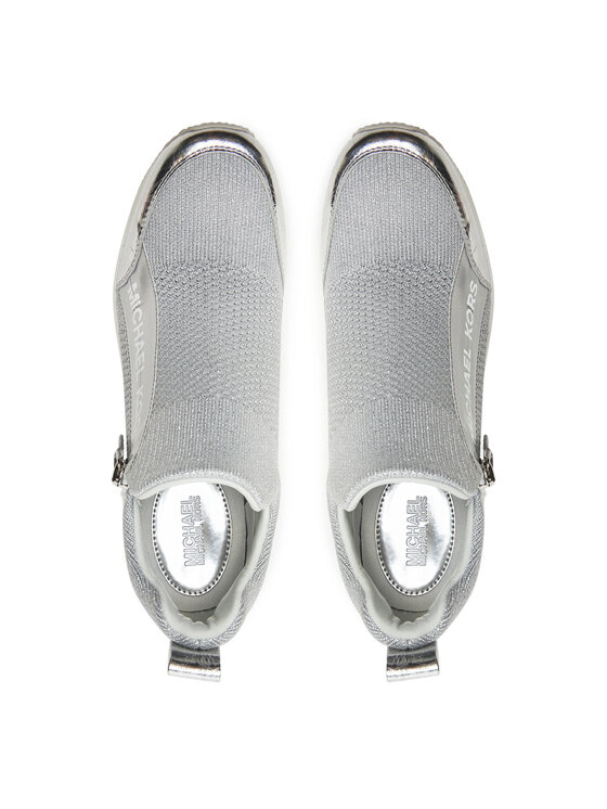 MICHAEL Michael Kors MICHAEL Michael Kors Laisvalaikio batai Willis Wedge Trainer 43R5WIFS3D Sidabrinė