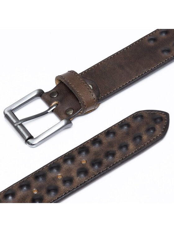 Mustang Mustang Pasek Męski BELT Brązowy
