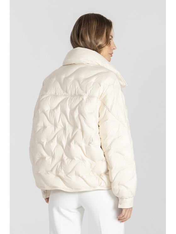 Deni Cler Milano Deni Cler Milano Kurtka zimowa T-DC-9003-F2-40-11-1 Écru Loose Fit
