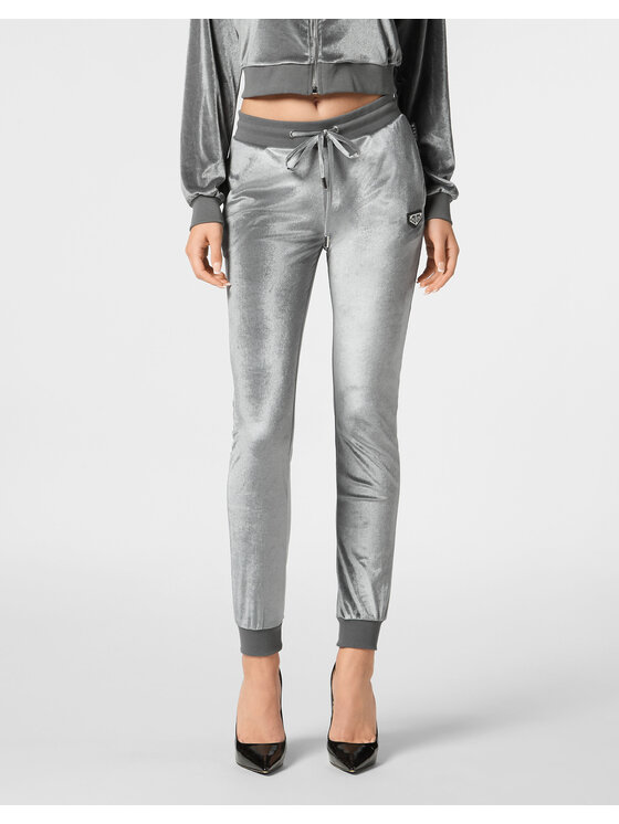 PHILIPP PLEIN PHILIPP PLEIN Joggery 9541 Szary Regular Fit