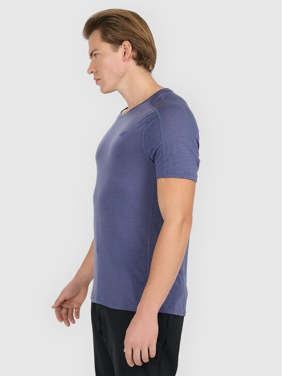 4F 4F Košeľa 4FWAW25TFTSM1526-32S Modrá Regular Fit