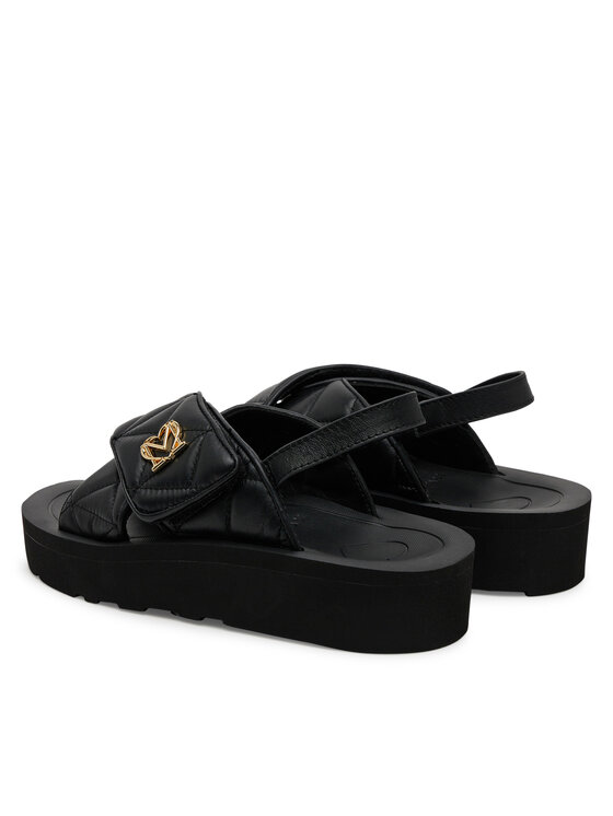 LOVE MOSCHINO LOVE MOSCHINO Sandale JA16044I1MIE0000 Crna