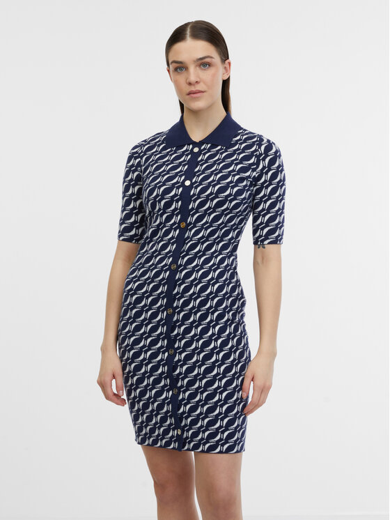 Orsay Orsay Sukienka 1000315029000__XL Niebieski A-Line Fit