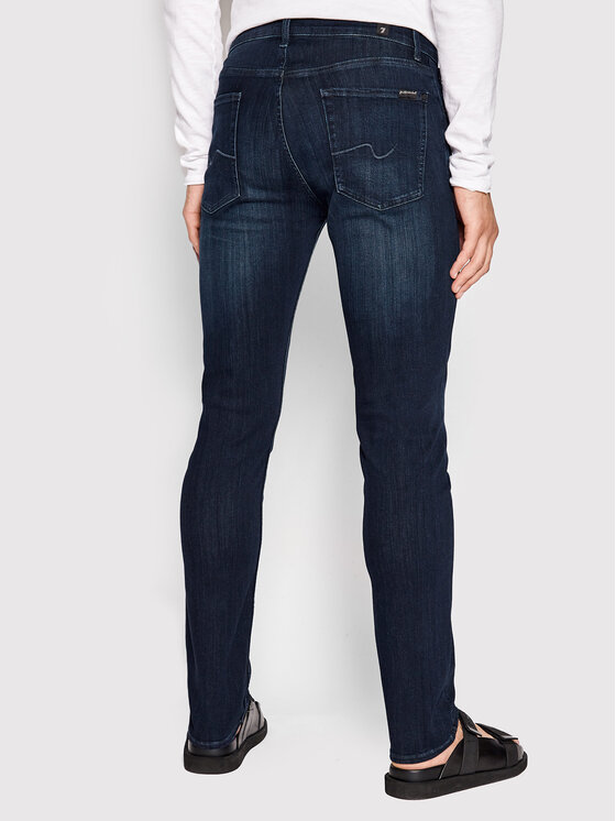 7 For All Mankind 7 For All Mankind Farmer Luxe Performance Plus JSMSA230IP Sötétkék Slim Fit