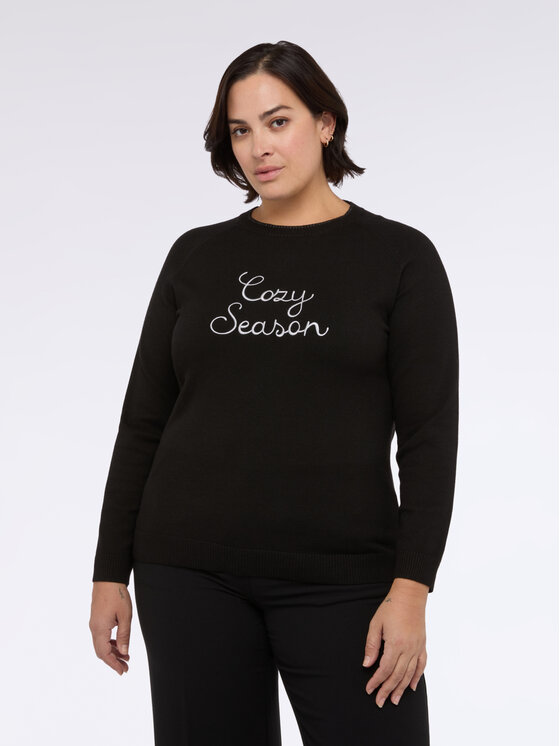 Fiorella Rubino Fiorella Rubino Maglione M121L008396N033 Nero Regular Fit