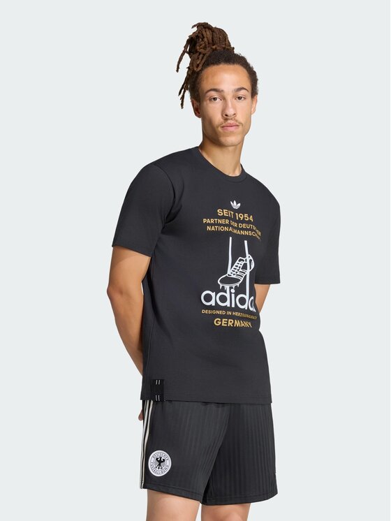 adidas adidas Koszulka techniczna 173758 Czarny Regular Fit