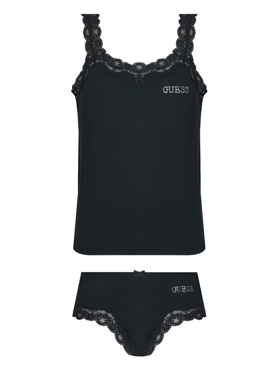 Guess Guess Pigiama O5RG04 KBBU1 Nero Regular Fit