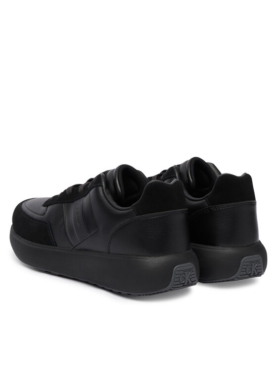 Calvin Klein Calvin Klein Sneakersy City Runner Laceup Tape Lth HM0HM02033 Černá
