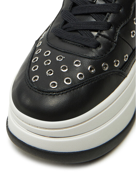 MICHAEL Michael Kors MICHAEL Michael Kors Sneakers Hayes Lace Up 43R5HAFS1L Negru