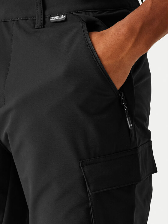 Regatta Regatta Παντελόνι outdoor Questra V RMJ314 Μαύρο Regular Fit
