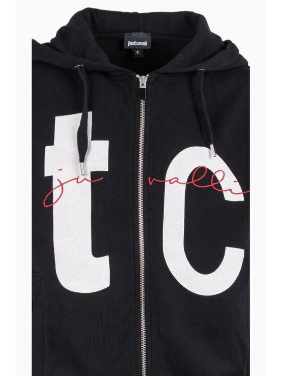 Just Cavalli Just Cavalli Mikina S01HG0020 N25189 Černá Regular Fit