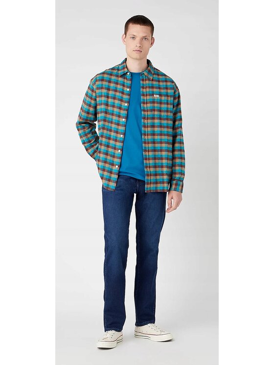 Wrangler Wrangler Jeans Frontier Blu Relaxed Fit