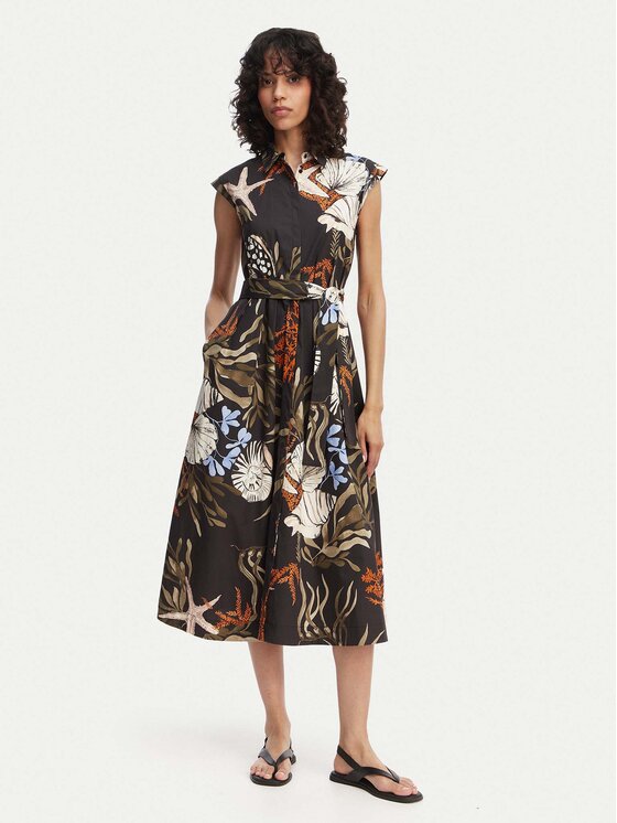 Marella Marella Pluusikleit Padana 2613221202 Must Regular Fit