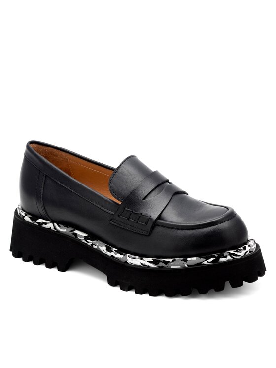rage age chunky loafers clermont-50102 noir