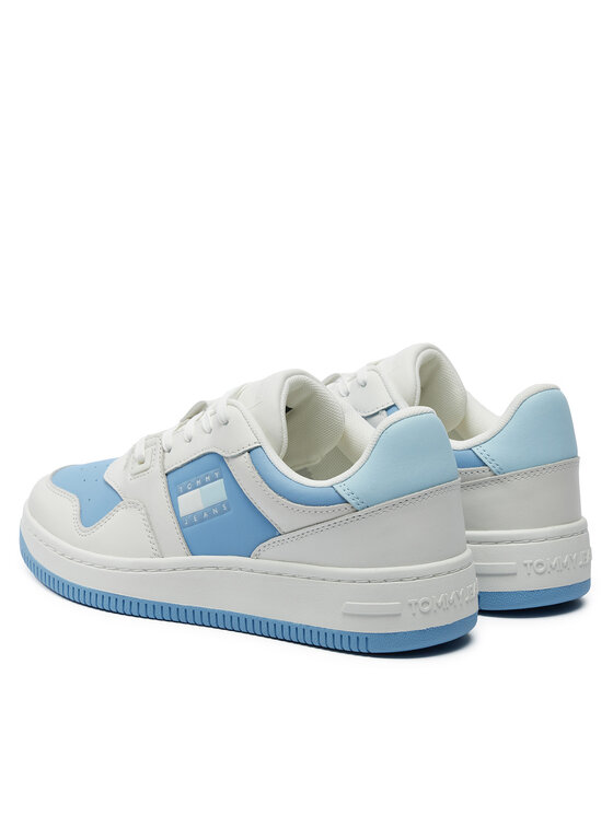 Tommy Jeans Tommy Jeans Снікерcи Tjw Retro Basket Tonal Logo EN0EN02571 Голубий