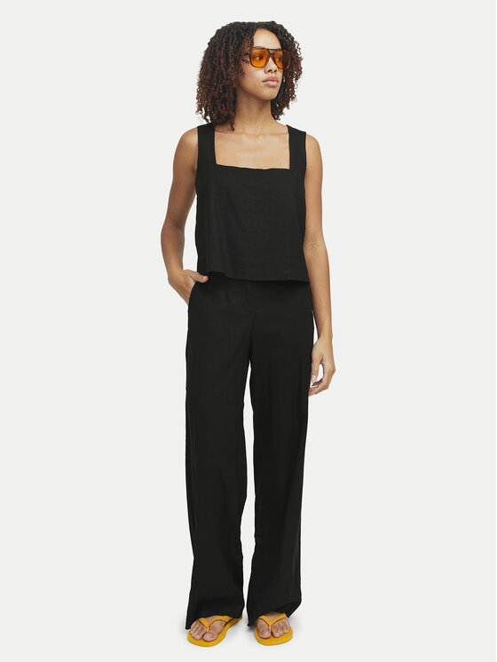 JJXX JJXX Τοπ Breeze 12269734 Μαύρο Relaxed Fit