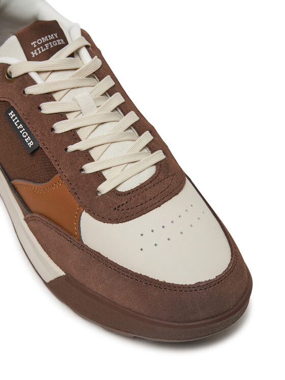 Tommy Hilfiger Tommy Hilfiger Superge Retro Runner Mix Rwb FM0FM05371 Rjava