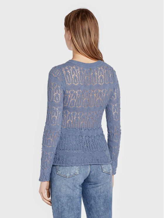 Maglione Nathalie W2BR33 Z31O0 Blu Slim Fit