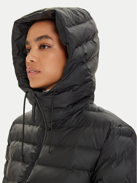 Rains Rains Μπουφάν μεταβατικό Unisex 15810 Μαύρο Regular Fit