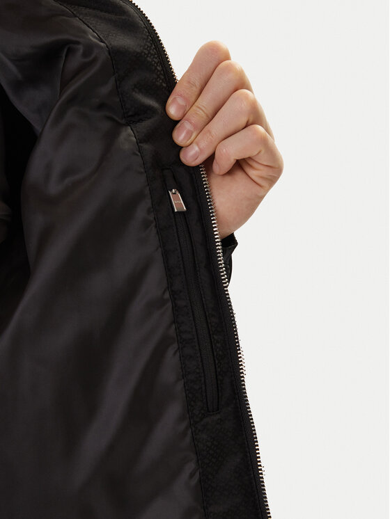 BOSS BOSS Demisezoninė striukė H-Crestell 50553641 Juoda Regular Fit