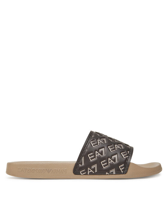 EA7 Emporio Armani Šľapky 7X000109 AF15125 M6088 Hnedá