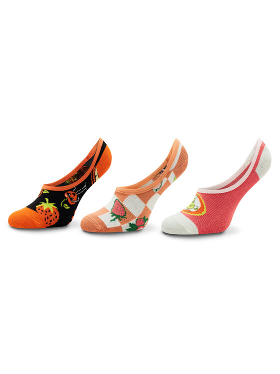 Vans Vans Set de 3 perechi de șosete scurte pentru copii Let There Be Fruit VN0007B8SNQ1 Colorat