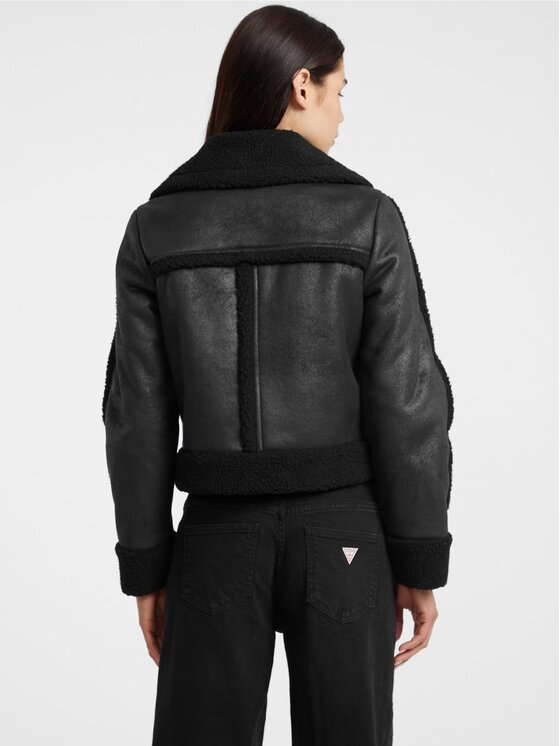 Guess Jeans Guess Jeans Giacca di transizione 178890 Nero Classic Fit