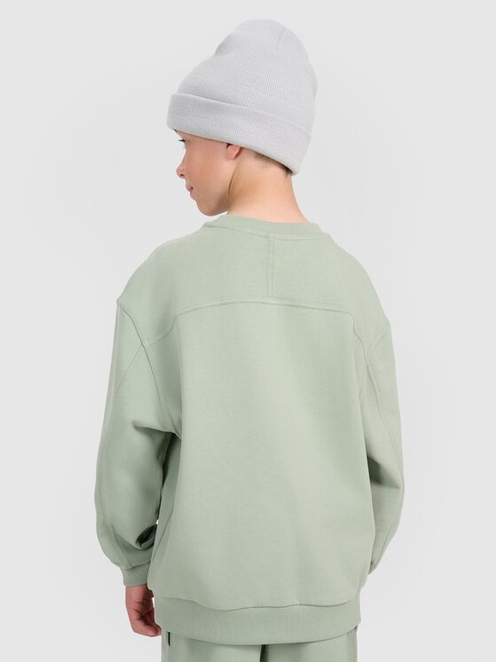 4F 4F Felpa 4FJRAW25TSWSM2448-44S Verde Oversize