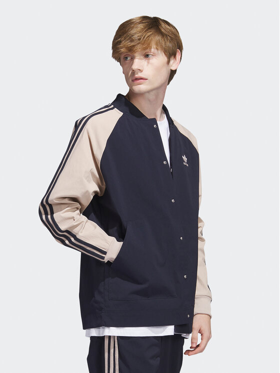 adidas adidas Μπλούζα SST Woven Jacket IC5543 Μπλε Regular Fit