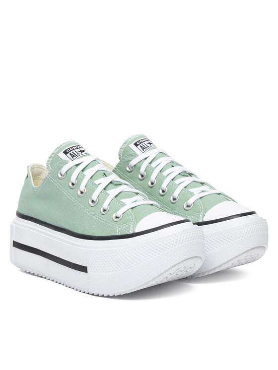 Converse Converse Plátěnky Ctas Lift Double Stack A18862C Zelená