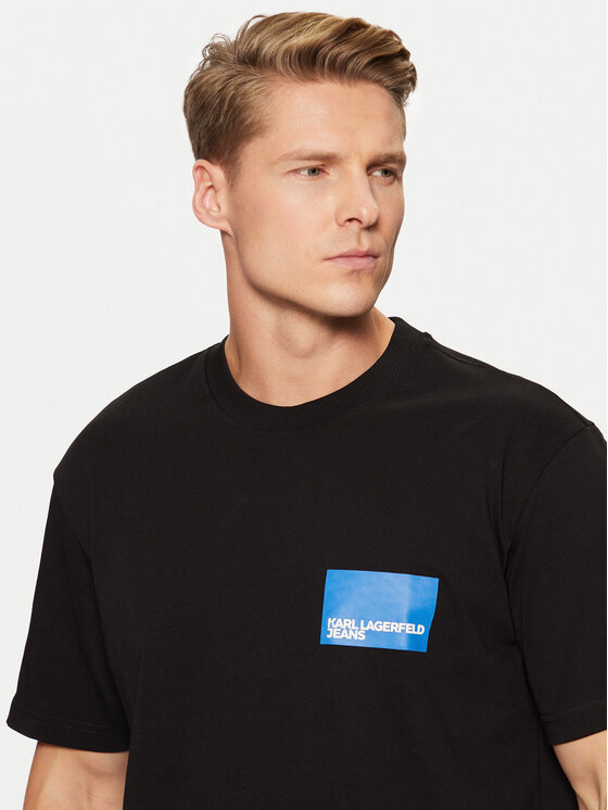 Karl Lagerfeld Jeans Karl Lagerfeld Jeans T-shirt A1M17001 Nero Regular Fit