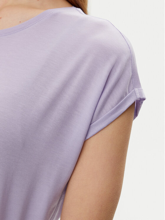 Vero Moda Vero Moda T-Shirt Ava 10284468 Fioletowy Regular Fit