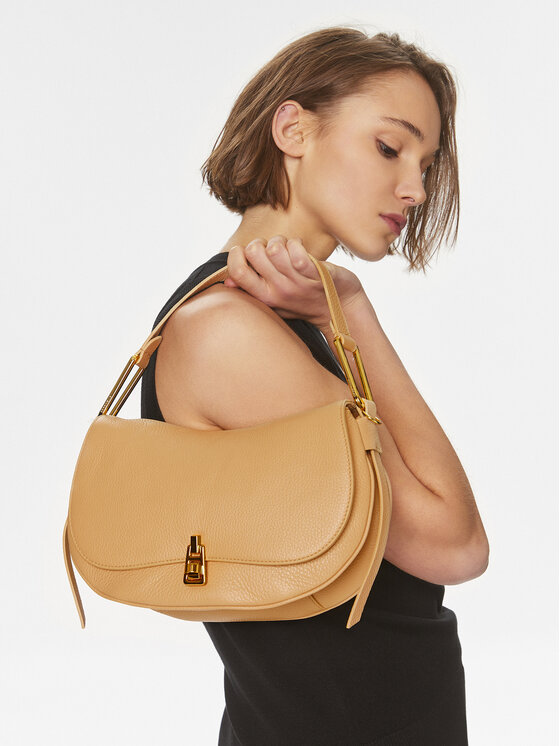 Modeherz Coccinelle Handtasche Gelb Taupe COCCINELLE Umh Ngetasche