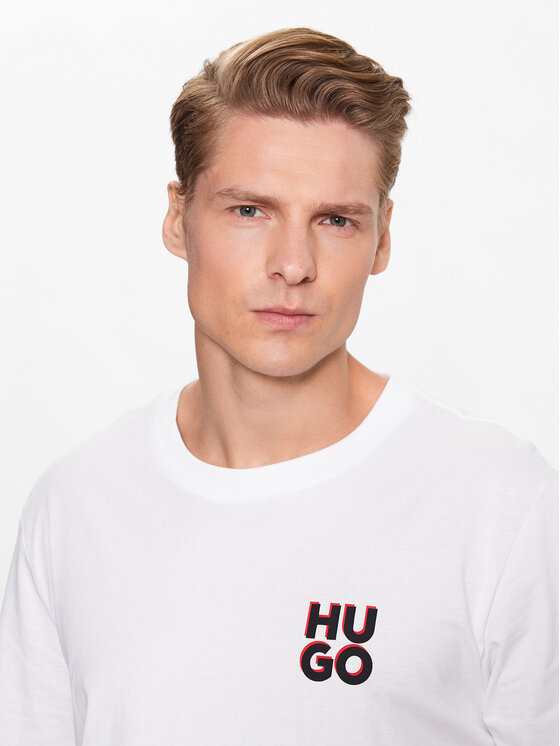 HUGO Hugo Komplet 2 t-shirtów 50492550 Biały Regular Fit