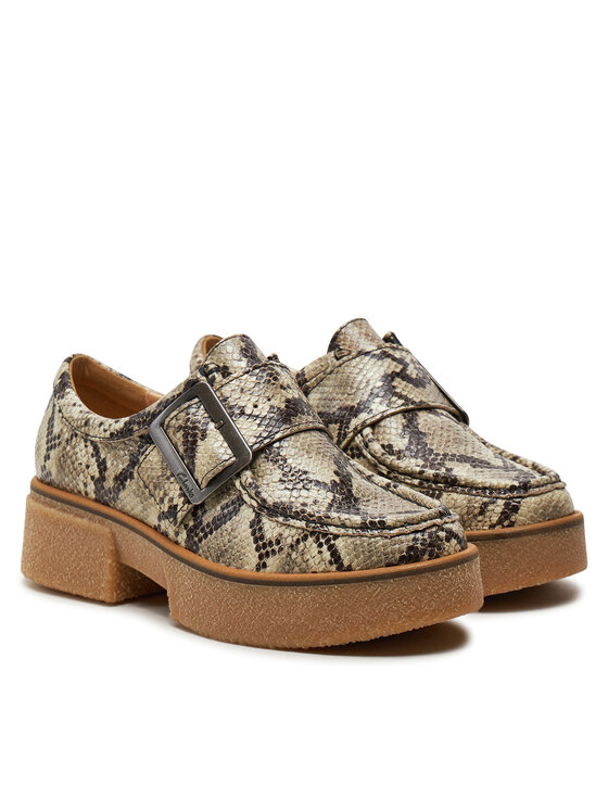 Clarks Clarks Туфлі Linoso Monk 26178680 Сірий