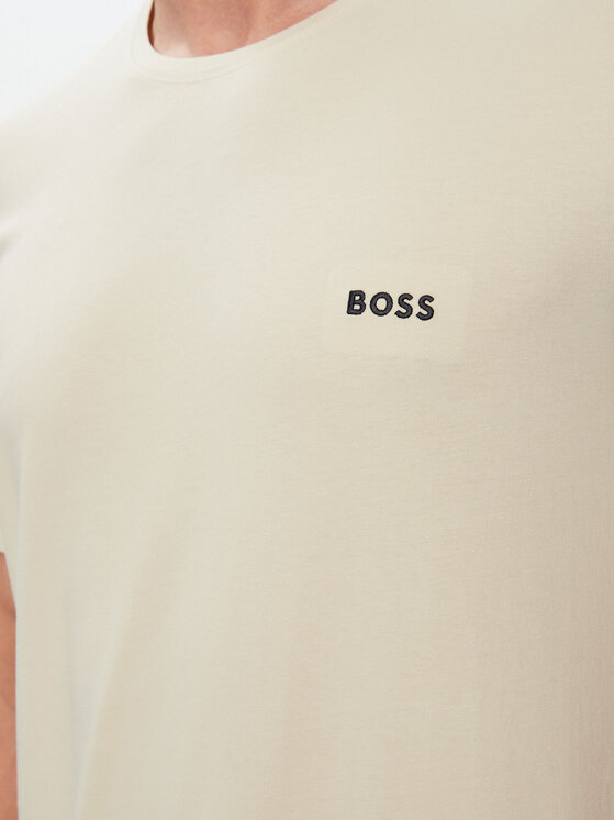 BOSS BOSS Marškinėliai Mix&Match 50515312 Kreminė Regular Fit