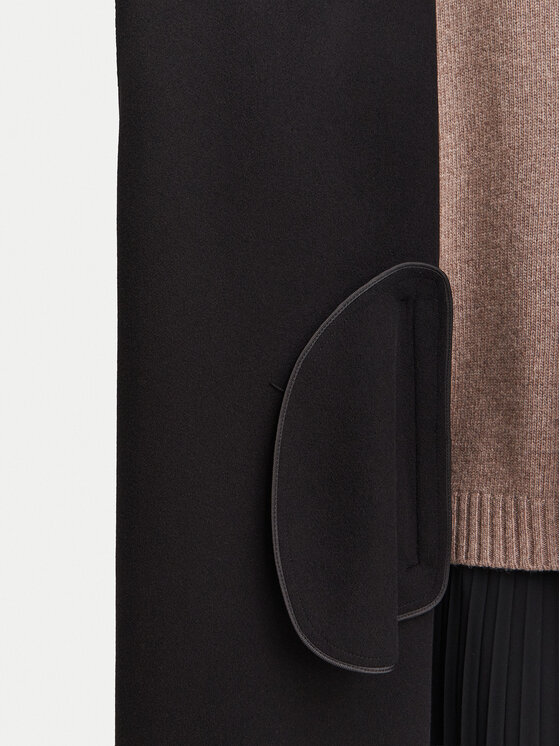 Weekend Max Mara Weekend Max Mara Vuneni kaput Operoso 2625016011 Crna Regular Fit