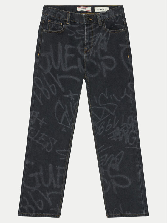 Guess Guess Джинси L5RA12 D5MU0 Чорний Relaxed Fit