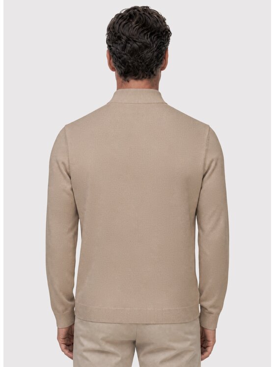 Pako Lorente Pako Lorente Sweter P26WN-2X-009 Beżowy Regular Fit