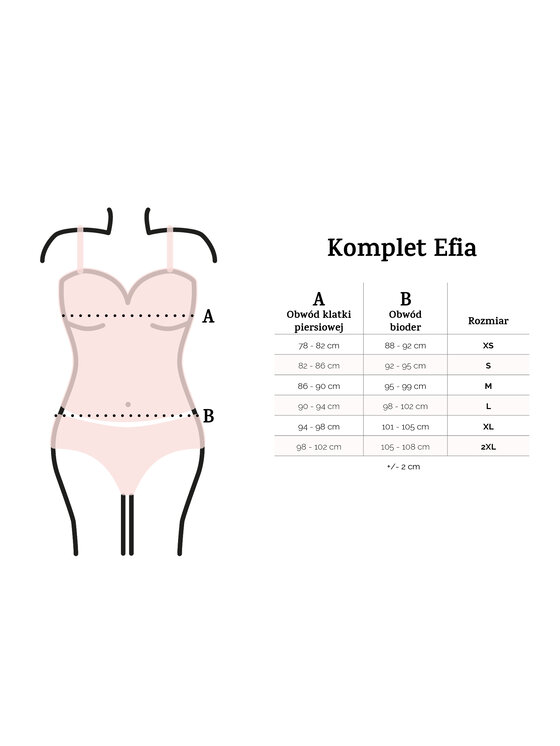 DKaren Lingerie DKaren Lingerie Komplet bielizny Efia Czerwony Classic Fit